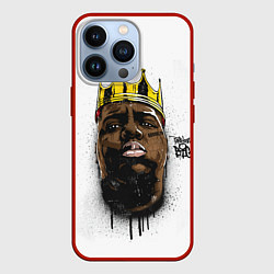 Чехол для iPhone 13 Pro The Notorious B I G, цвет: 3D-красный