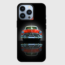 Чехол для iPhone 13 Pro Классический американский автомобиль Hudson Hornet, цвет: 3D-черный