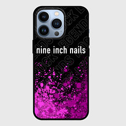 Чехол iPhone 13 Pro Nine Inch Nails rock legends: символ сверху