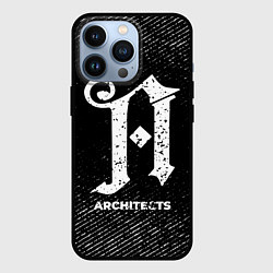 Чехол для iPhone 13 Pro Architects с потертостями на темном фоне, цвет: 3D-черный