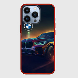 Чехол для iPhone 13 Pro BMW midjourney, цвет: 3D-красный