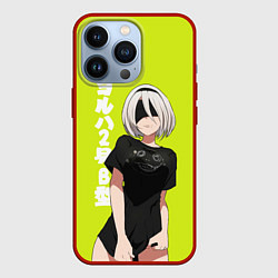Чехол для iPhone 13 Pro YoRHa 2-gou B-gata, цвет: 3D-красный