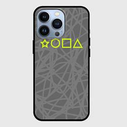 Чехол для iPhone 13 Pro Ребус - жопа, цвет: 3D-черный
