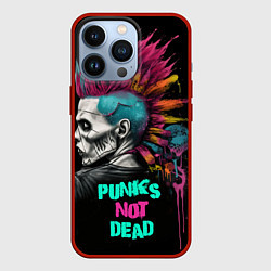 Чехол для iPhone 13 Pro Punks not dear, цвет: 3D-красный