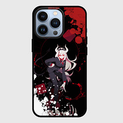 Чехол для iPhone 13 Pro Helltaker Lucifer арт краска, цвет: 3D-черный