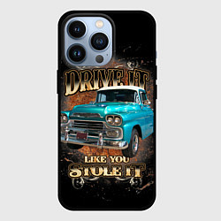 Чехол для iPhone 13 Pro Пикап Chevrolet Apache 3100 1959 года, цвет: 3D-черный