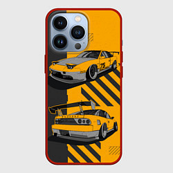 Чехол для iPhone 13 Pro Nissan 180sx art, цвет: 3D-красный