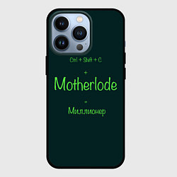 Чехол для iPhone 13 Pro Чит-код motherlode, цвет: 3D-черный