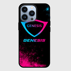 Чехол для iPhone 13 Pro Genesis - neon gradient, цвет: 3D-черный