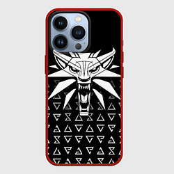 Чехол для iPhone 13 Pro Школа волка - ведьмак, цвет: 3D-красный