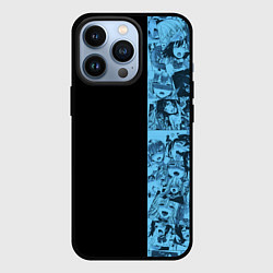 Чехол для iPhone 13 Pro Ахегао из аниме, цвет: 3D-черный