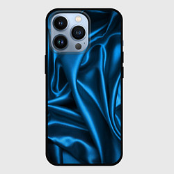 Чехол для iPhone 13 Pro Синий шёлк, цвет: 3D-черный