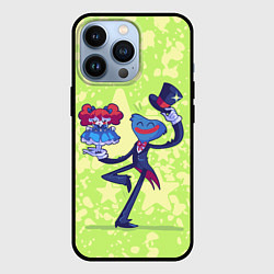 Чехол для iPhone 13 Pro Huggy Wuggy and Poppy Playtime, цвет: 3D-черный
