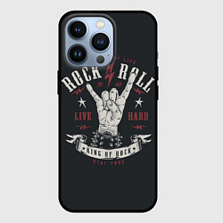 Чехол для iPhone 13 Pro Rock and roll - жест козы, цвет: 3D-черный