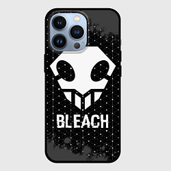 Чехол для iPhone 13 Pro Bleach glitch на темном фоне, цвет: 3D-черный