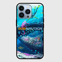 Чехол для iPhone 13 Pro Подводный мир сабнавтики, цвет: 3D-черный