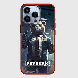 Чехол для iPhone 13 Pro Payday 3 bear, цвет: 3D-красный