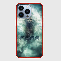 Чехол для iPhone 13 Pro Страх демон, цвет: 3D-красный