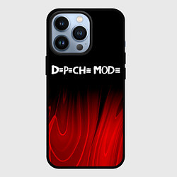 Чехол для iPhone 13 Pro Depeche Mode red plasma, цвет: 3D-черный