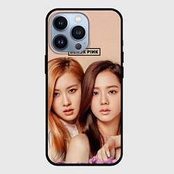 Чехол для iPhone 13 Pro Blackpink Jisoo and Rose, цвет: 3D-черный