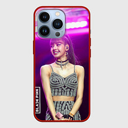 Чехол для iPhone 13 Pro Blackpink Lisa awarded, цвет: 3D-красный