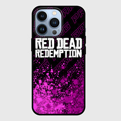 Чехол для iPhone 13 Pro Red Dead Redemption pro gaming: символ сверху, цвет: 3D-черный