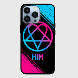 Чехол для iPhone 13 Pro HIM - neon gradient, цвет: 3D-черный