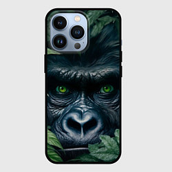 Чехол для iPhone 13 Pro Крупная морда гориллы, цвет: 3D-черный