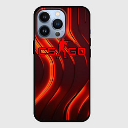 Чехол для iPhone 13 Pro CS GO red neon, цвет: 3D-черный