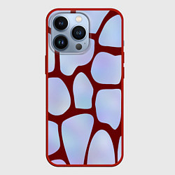 Чехол для iPhone 13 Pro Клеточная ткань, цвет: 3D-красный
