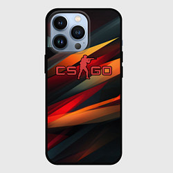 Чехол для iPhone 13 Pro CS GO abstract logo, цвет: 3D-черный