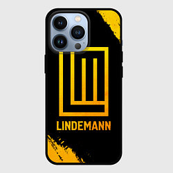 Чехол iPhone 13 Pro Lindemann - gold gradient