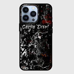 Чехол для iPhone 13 Pro Надпись carpe diem, живи настоящим, цвет: 3D-черный