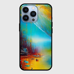 Чехол для iPhone 13 Pro Миражи, цвет: 3D-черный