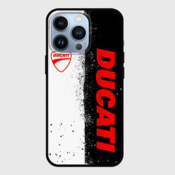 Чехол для iPhone 13 Pro Ducati - двоичный, цвет: 3D-черный