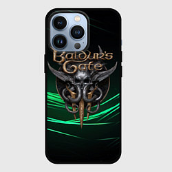 Чехол для iPhone 13 Pro Baldurs Gate 3 dark green, цвет: 3D-черный