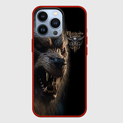 Чехол для iPhone 13 Pro Baldurs Gate 3 оборотень, цвет: 3D-красный