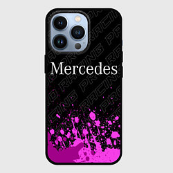 Чехол для iPhone 13 Pro Mercedes pro racing: символ сверху, цвет: 3D-черный