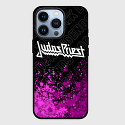 Чехол для iPhone 13 Pro Judas Priest rock legends: символ сверху, цвет: 3D-черный