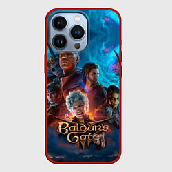 Чехол для iPhone 13 Pro Baldurs Gate 3 персонажи, цвет: 3D-красный