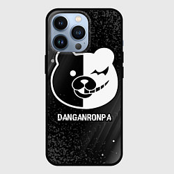 Чехол для iPhone 13 Pro Danganronpa glitch на темном фоне, цвет: 3D-черный