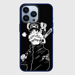 Чехол для iPhone 13 Pro Трафальгар и Чоппер - Ван пис, цвет: 3D-тёмно-синий