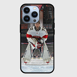 Чехол для iPhone 13 Pro Sergey Bobrovsky - Florida panthers - hockey, цвет: 3D-черный