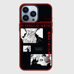 Чехол для iPhone 13 Pro Экспозиция - Моя геройская академия, цвет: 3D-красный