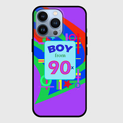 Чехол для iPhone 13 Pro Мальчик из 90-х, цвет: 3D-черный