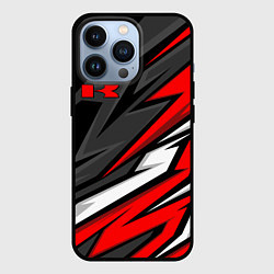 Чехол для iPhone 13 Pro Kawasaki - red uniform, цвет: 3D-черный