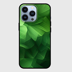 Чехол для iPhone 13 Pro Green lighting background, цвет: 3D-черный