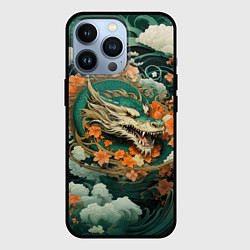 Чехол для iPhone 13 Pro Облачный дракон Irezumi, цвет: 3D-черный