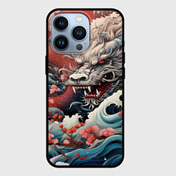 Чехол для iPhone 13 Pro Морской дракон Irezumi, цвет: 3D-черный