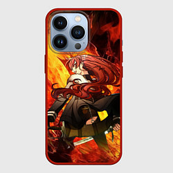 Чехол для iPhone 13 Pro Эрис - пламя, цвет: 3D-красный